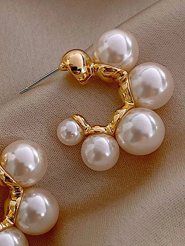 Mini Pearl Hoop