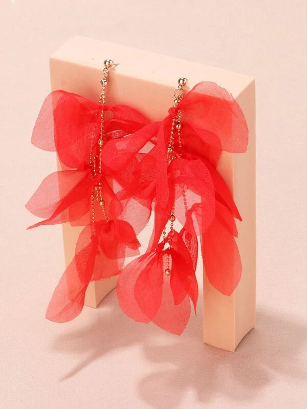 Tulle Statement Earring
