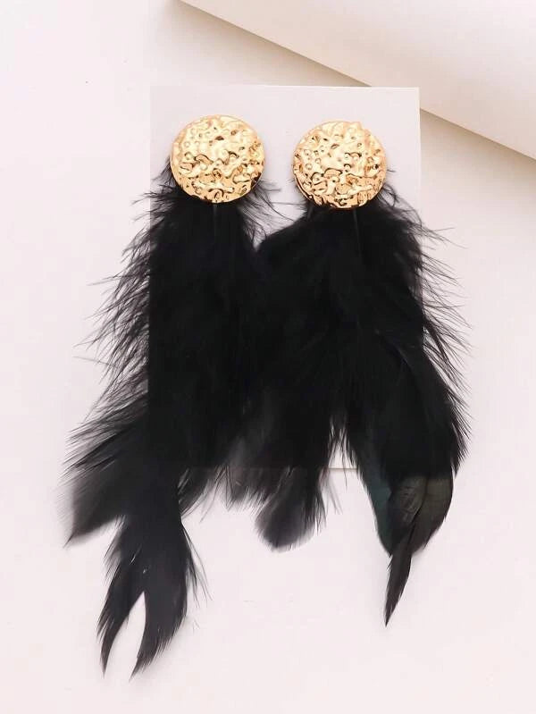 Fabulous Feather Earrings