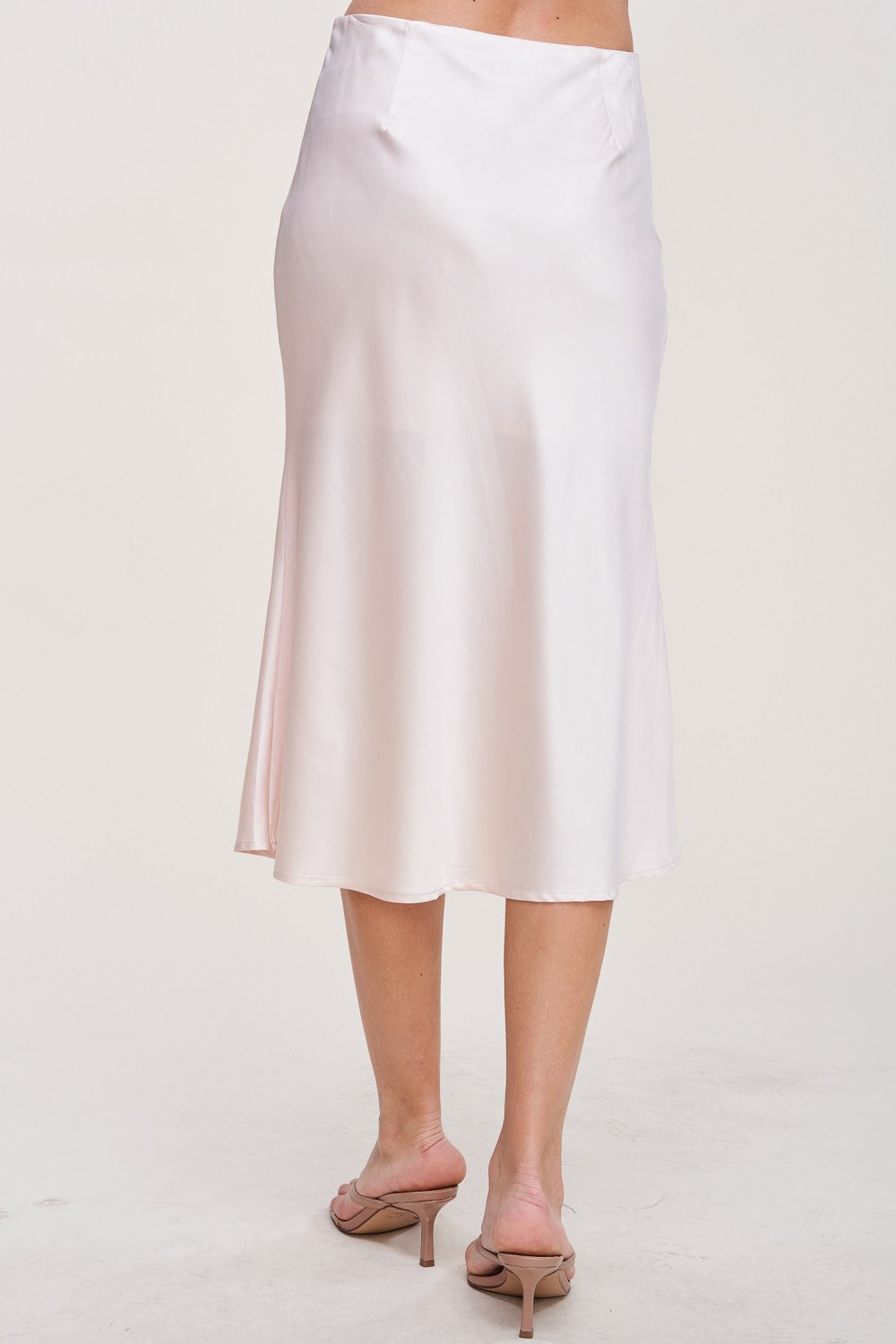 Satin midi skirt uk sale