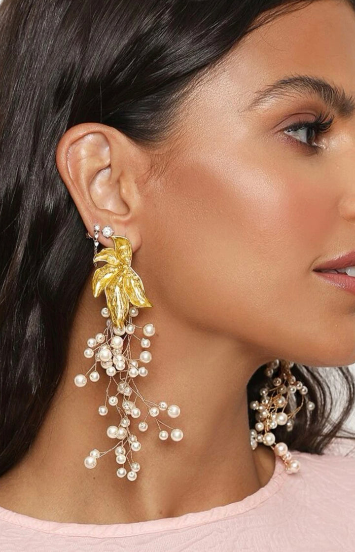 Pearl Statement Earrings