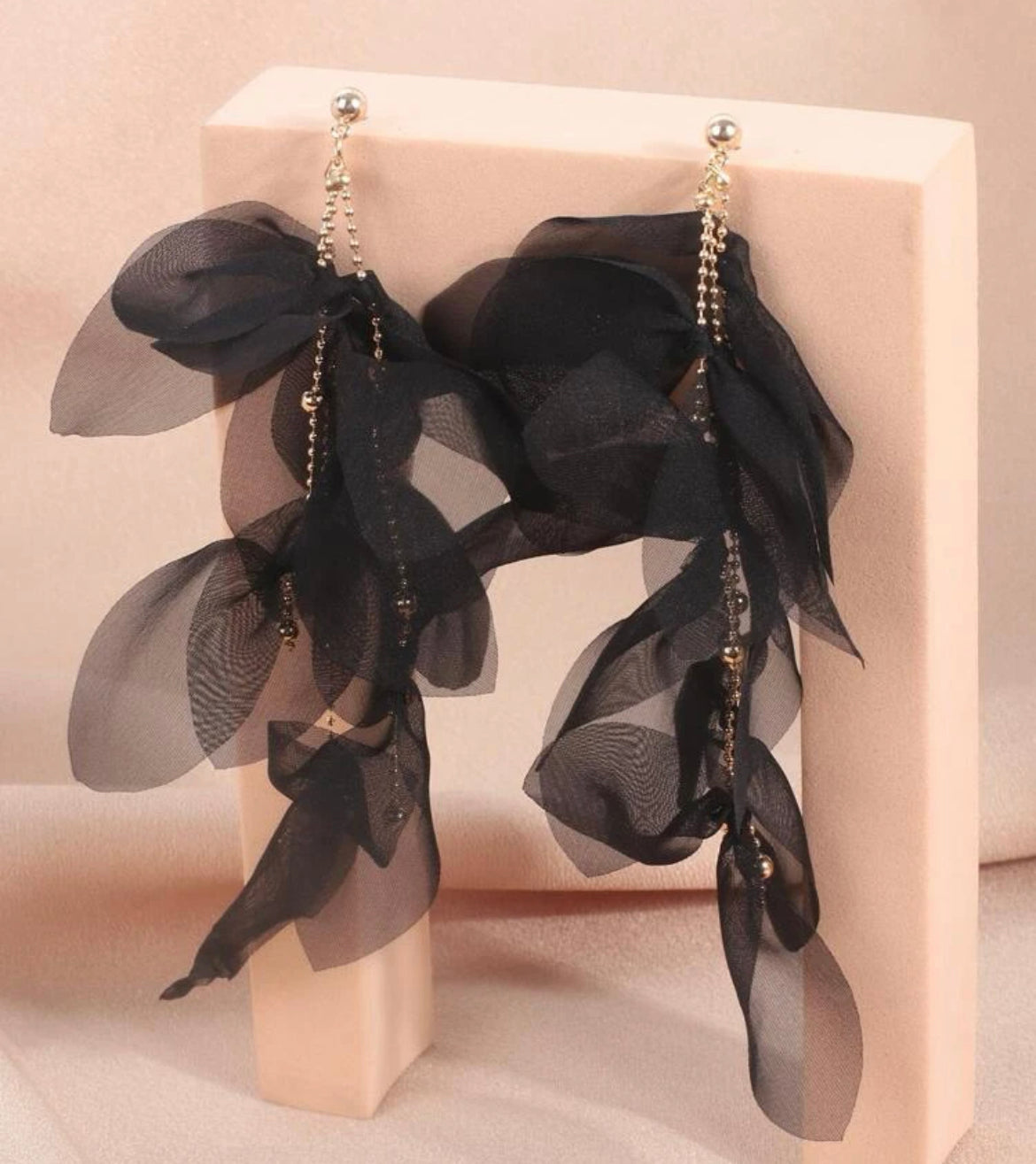 Tulle Statement Earring
