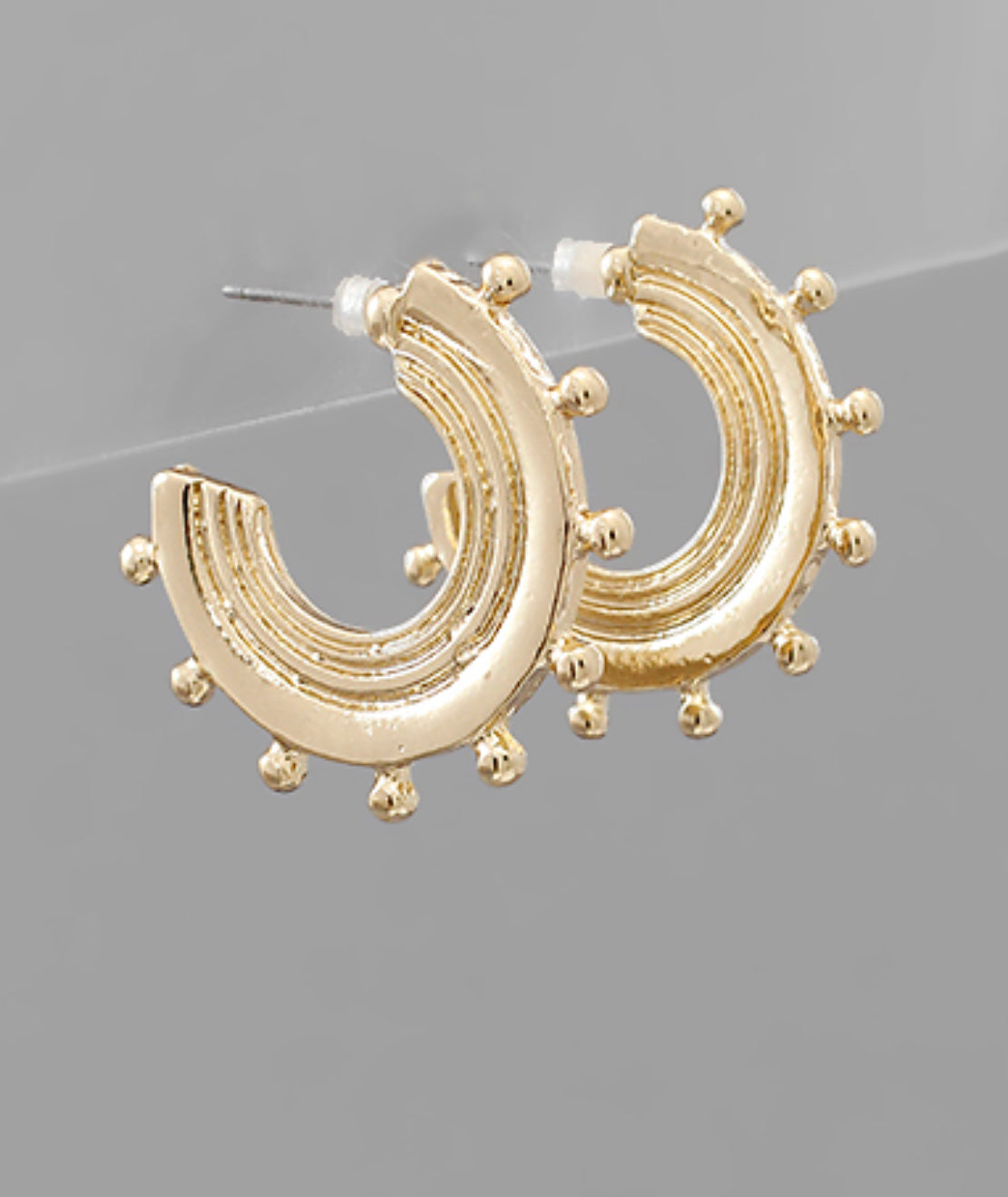 Balled Mini Hoops